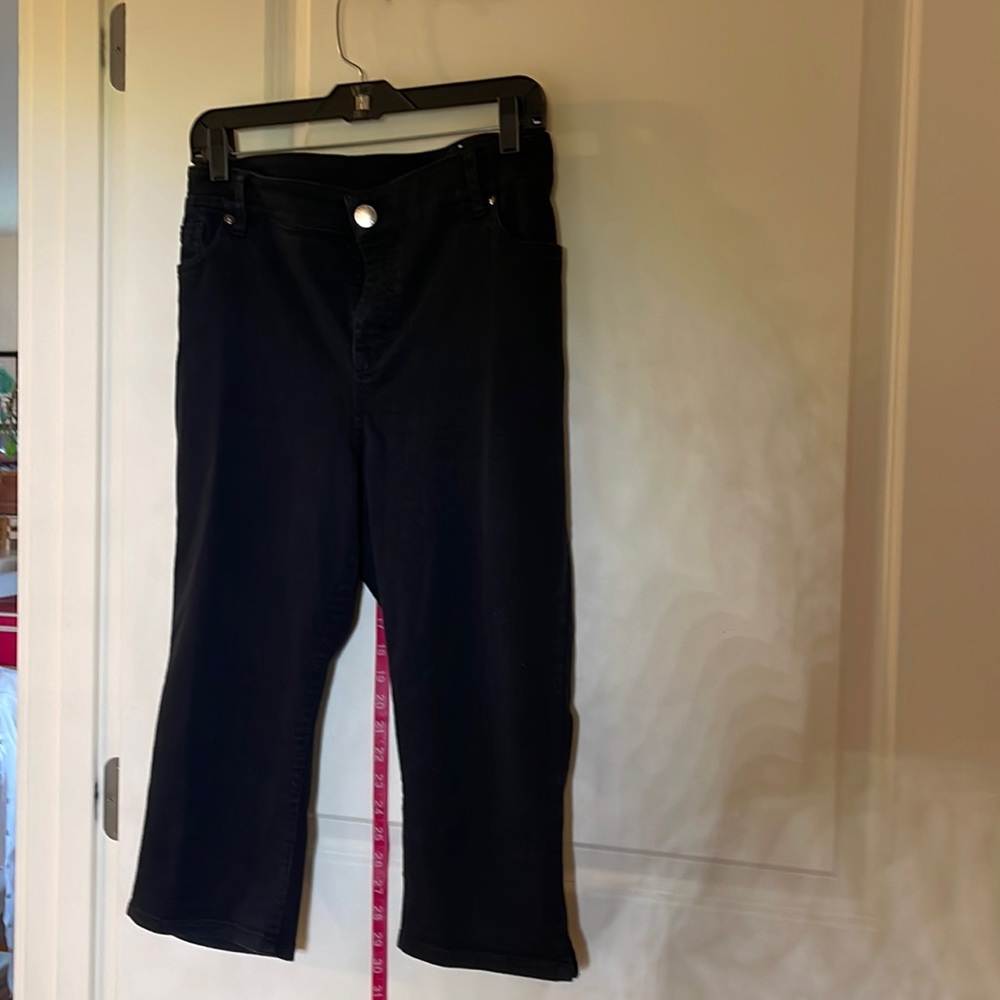 Black Jean Capris